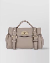 Mulberry - Mini Alexa Heavy Grain Top Handle Bag - Lyst