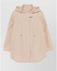 Fay - Hooded Midi Parka Coat - Lyst