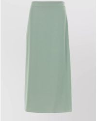 Weekend by Maxmara - 'Angelo' High Waist Midi Length Skirt With Side Slit - Lyst