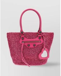 Balenciaga - Le Cagole Small Nylon Tote Bag - Lyst