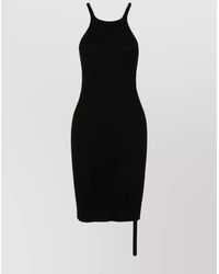 Rick Owens - Tank Dress With Racer Back And Round Neckline - Lyst