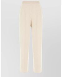 Lanvin - Cashmere Blend Straight-Leg Trousers - Lyst