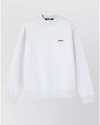 Jacquemus - Cotton Relaxed-Fit Logo-Embroidered Sweatshirt - Lyst