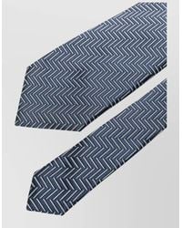 Tom Ford - Silk Tie Chevron Pattern Pointed Tip - Lyst