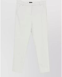 Pinko - Cropped Straight-Leg Trousers - Lyst