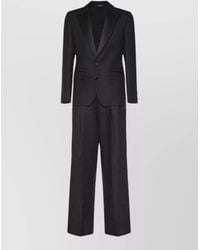Dolce & Gabbana - Single Breasted Peak Lapel Two Piece Suit - Lyst