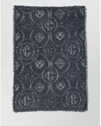 CASABLANCA - Fluffy Monogram Scarf - Lyst
