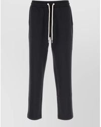 Moncler - Tech Jogger Shorts Elastic Waist Cropped - Lyst