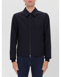 BOSS - Virgin Wool Slim-Fit Lightweight Jacket - Lyst