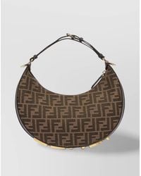 Fendi - Graphy Small Leather Shoulder Bag - Lyst