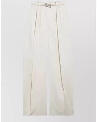 Sportmax - Tailored Trousers Pleated Front Wide Leg - Lyst