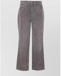 Liu Jo - Straight Fit Glitter Jeans Trousers - Lyst