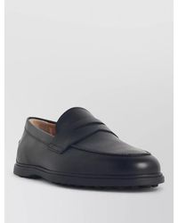 Tod's - Leather Loafers Round Toe Rubber Sole - Lyst