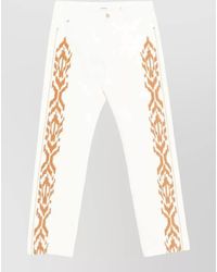 Isabel Marant - Embroidered Straight-Leg Jeans - Lyst