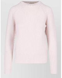 Drumohr - Lightweight Crew Neck Knit Long Sleeve Sweater - Lyst