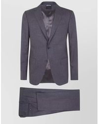 ZEGNA - Tailoring Suit Single Breasted Notch Lapel - Lyst
