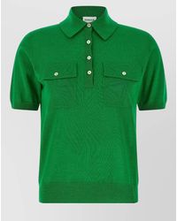 P.A.R.O.S.H. - Linfa26 Knit Polo Shirt Chest Pockets - Lyst