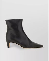 STAUD - "Wally" Pointed Toe Ankle Length Kitten Heel - Lyst
