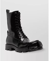 DIESEL - Chunky Sole Ankle Boots - Lyst