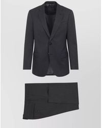 Giorgio Armani - Virgin Wool Single Breasted Suit - Lyst