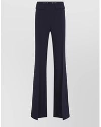 Elisabetta Franchi - High-Rise Flared Suit Trousers - Lyst