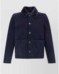 Giorgio Brato - Leather Single Breasted Coat - Lyst