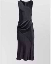 Nina Ricci - Silk Knee-Length Midi Dress - Lyst