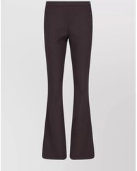 Courreges - Wool Flared Tailored Trousers - Lyst