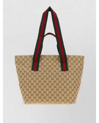 Gucci - Small Gg Canvas Tote Bag - Lyst