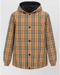 Burberry - Rainford Hooded Reversible Jacket Elastic Cuffs - Lyst