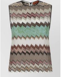 Missoni - Zigzag Lamé Top - Lyst
