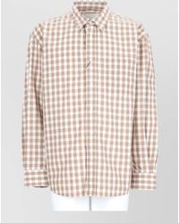 sunflower - Checked Shirt Button Down Collar Cuffs - Lyst