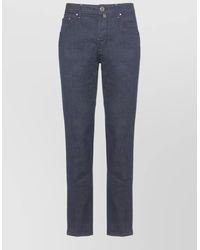 Jacob Cohen - Straight Leg Jeans Belt Loops Handkerchief - Lyst