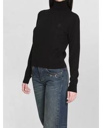 Gucci - Wool Fine-Knit Slim-Fit Cropped Turtleneck Jumper - Lyst