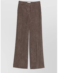 Via Masini 80 - Corduroy Wide-Leg Trousers - Lyst