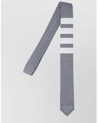 Thom Browne - Slim Tie Striped Detail Pointed Tip - Lyst