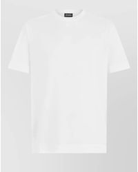 ZEGNA - Cotton Short-Sleeve T-Shirt - Lyst