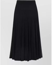 Ralph Lauren - Celia High Waist Midi Pleated Skirt - Lyst