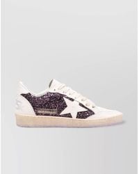 Golden Goose - Sparkling Low Top Sneakers With Star Detail - Lyst