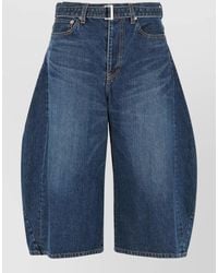 Sacai - Denim Wide-Leg Jeans - Lyst