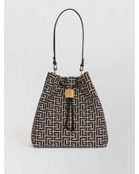 Balmain - Sync Monogram Bucket Bag Chain Strap - Lyst