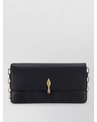 Christian Louboutin - Rectangular Clutch Bag Chain Strap Metal Hardware - Lyst