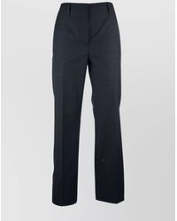 Prada - Trousers With Back Pocket And Belt Loops - Lyst