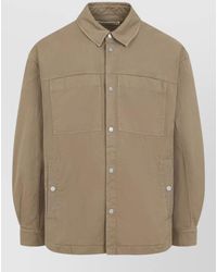 Mordecai - Overshirt Dropped Shoulders Long Sleeves Polyester - Lyst