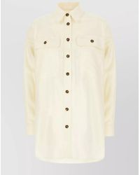 Weekend by Maxmara - Shirt Cotton Cuffs Buttoned - Lyst