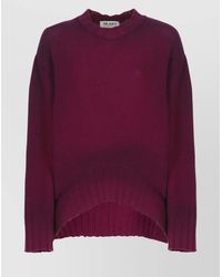 The Attico - Wool Cashmere Oversized Crewneck Jumper - Lyst