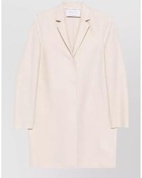 Harris Wharf London - Virgin Wool Single-Breasted Coat - Lyst