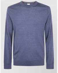 Paul Smith - Merino Wool Knitted Crew Neck Long Sleeve Sweater - Lyst