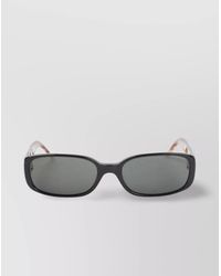 CASABLANCA - Acetate Oval Stripe Sunglasses - Lyst