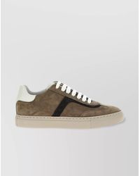 Brunello Cucinelli - Suede Luxe Sneakers Rubber Sole - Lyst